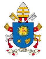 Romas katoļu baznīcas galvas pāvesta Franciska ģerbonis.