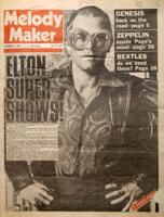 Melody Maker 07.09.1974. numurs ar Eltonu Džonu uz vāka. 2014. gads.