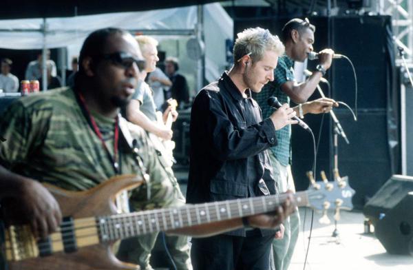 Grupa Massive Attack uzstājas festivālā Beļģijā, 07.07.1996.