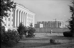Liepājas Pedagoģiskā institūta ēka. Liepāja, 30.10.1957.