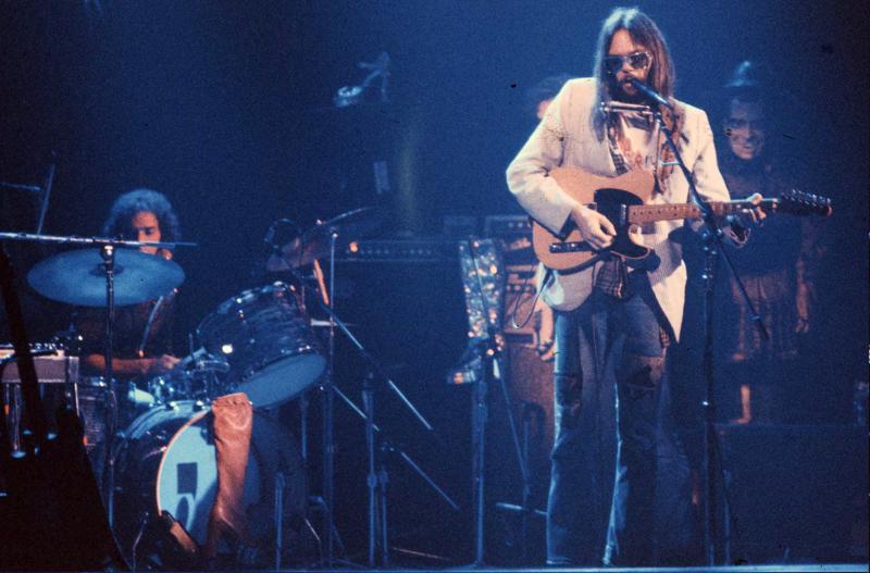 Nīla Janga koncerts ar grupu The Santa Monica Flyers. Londona, 05.11.1973.