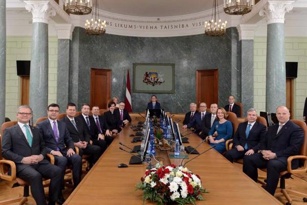 Ministru prezidenta Māra Kučinska vadītā MK pirmā sēde. 11.02.2016.