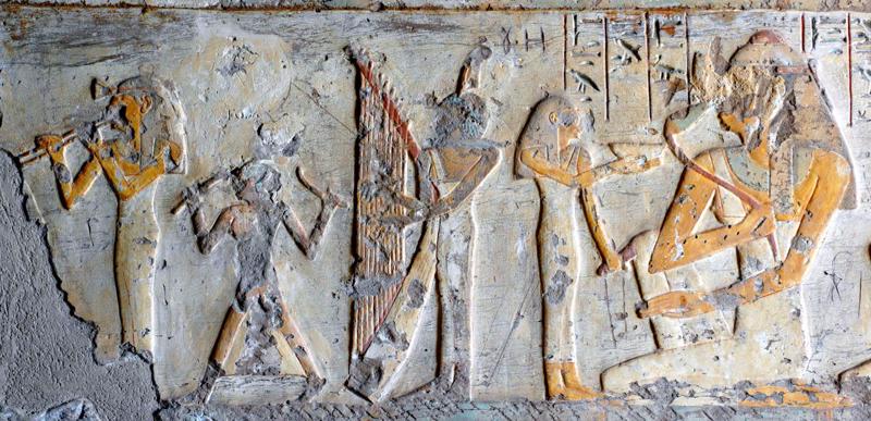 Cilnis Paheri kapenēs, 18. dinastija faraona Tutmosa III laikā ap 1450. p. m. ē. Elkaaba, Ēģipte.