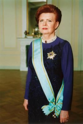Vaira Vīķe-Freiberga, Latvijas Valsts prezidente (1999–2007).