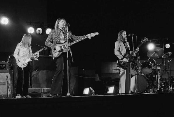 Procol Harum koncerts. Londona, 1973. gads. No kreisās: Miks Grebems, Kriss Kopings, Alans Kārtraits un B. Dž. Vilsons.