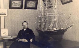 Kara flotes kapteinis Teodors Spāde. 1934. gads.