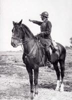 1. Jātnieku pulka komandieris pulkvedis Hermanis Buks. 20. gs. 30. gadi.