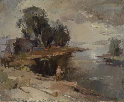 Fridrihs Milts. "Rīts pie upes". 1935. gads. 
