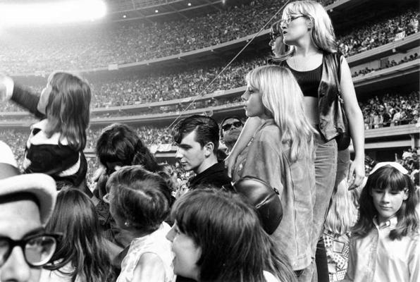 The Beatles koncerts Viljama Šī municipālajā stadionā (Shea Stadium). Ņujorka, 1965. gads.