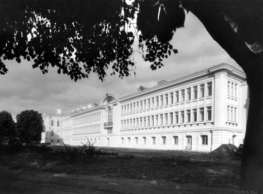 Jelgavas Lauksaimniecības akadēmijas Rietumu korpuss. Jelgava, 1939. gads.