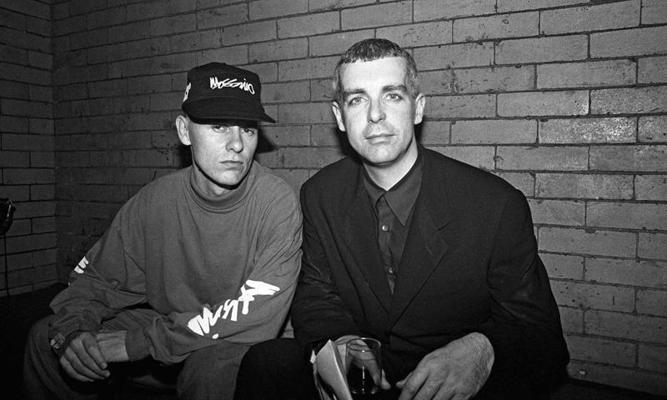 Pet Shop Boys. No kreisās: Kriss Lovs un Nīls Tenants. Ņujorka, ASV, 04.1991.