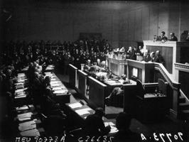 Ženēvas konference par bruņojuma ierobežošanu un samazināšanu. Šveice, 1932. gads.
