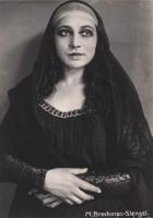 Milda Brehmane-Štengele operā "Mona Liza". Latvijas Nacionālā opera, Rīga, 20. gs. 20. gadi.