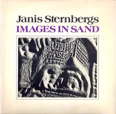 Grāmatas “Janis Sternbergs. Images in Sand” vāks. 1977. gads.