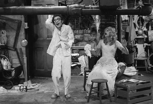 Vudijs Allens un Kendisa Bergena (Candice Bergen) TV programmā "The Woody Allen Special". 1969. gads.