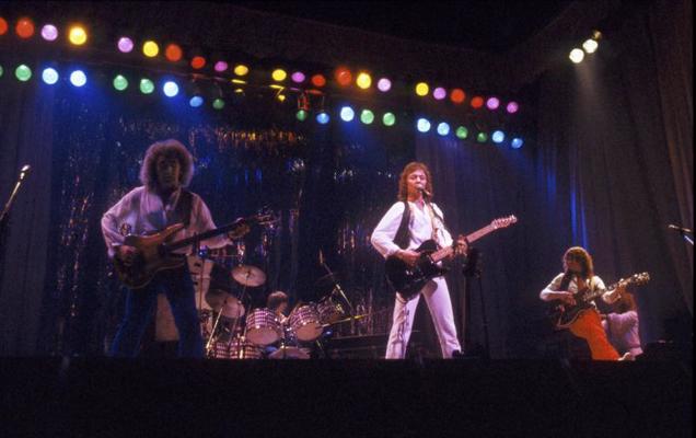 Grupas Smokie koncerts Berlīnē. Vācija, 1977. gads.