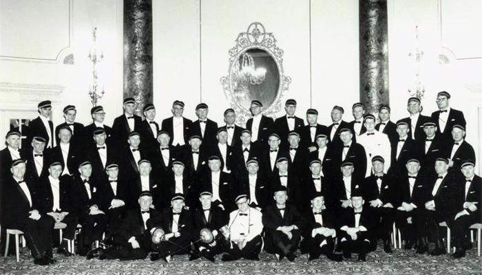 Korporācijas "Fraternitas Academica" 40 gadu jubilejas balle 18.06.1965. Viesnīcā Roosevelt Hotel Ņujorkā, ASV.