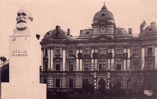 Rīgas pilsētas strādnieku deputātu padomes ēka. 01.05.1919.