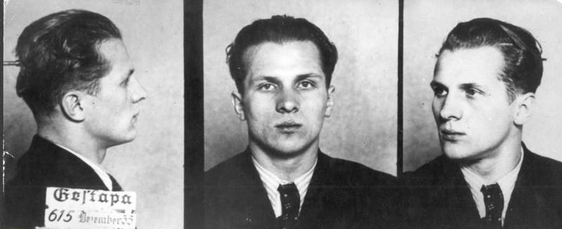 Ērihs Honekers pēc aresta 1935. gada decembrī.