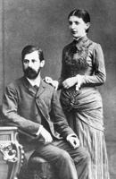 Zigmunds Freids ar Martu Bernaisu. Berlīne, Vācija, 1885. gads.