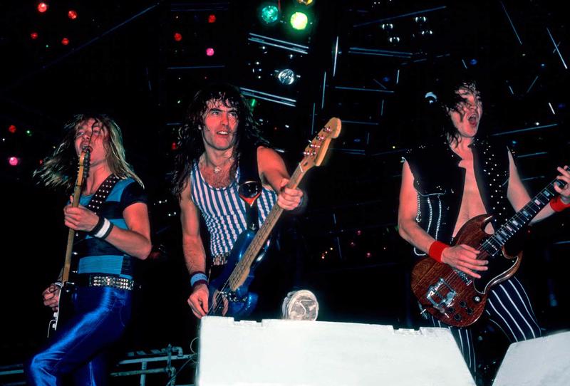 Iron Maiden turnejas "World Piece Tour" koncertā. ASV, 06.08.1983.