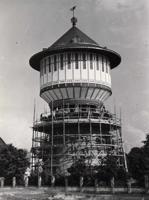 Āgenskalna ūdenstorņa paaugstināšanas būvdarbi. 1937. gads.
