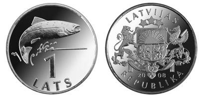 Viena lata monēta. 2008. gads.