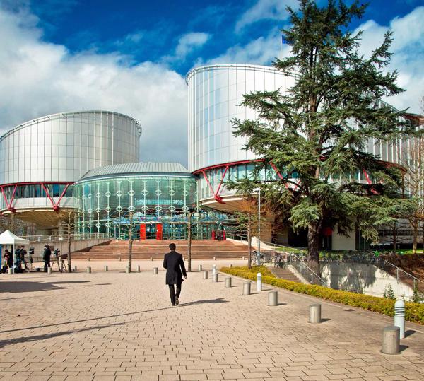 Eiropas Cilvēktiesību tiesas ēka. Strasbūra, Francija, 20.03.2013.