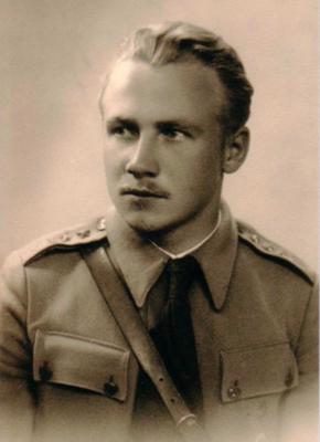 LNPA komandieris Pēteris Supe ("Cinītis") 1940. gada pavasarī.