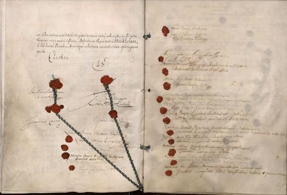 Vestfālenes līgums ( Instrumentum Pacis Osnabrugense, 1648).