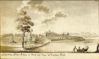 Skats uz Bīriņu (Kolcenes) muižu. 1794. gads.