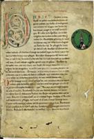 Pirmā lapa no varoņeposa "Nībelungu dziesma", ap 1230. gadu.