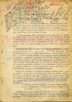 Ģenerāļa Jāņa Kureļa ziņojums par savas grupas karavīru darbību laikā no 1944. gada jūlija līdz novembrim ar ģenerāļa R. Bangerska dienesta atzīmēm (1. lapa). 24.11.1944.