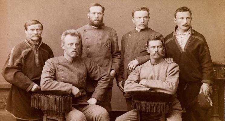 Fritjofa Nansena ekspedīcijas dalībnieki. 1889. gads.