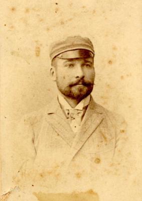 Gustavs Reinhards studiju laikā. Tērbata, 1895. gads.