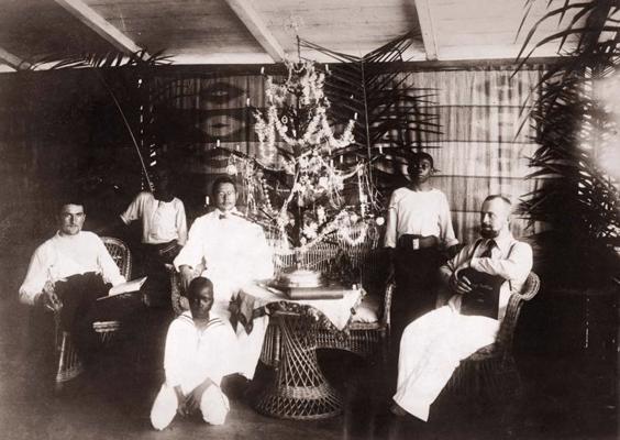 Ziemassvētki Vācijas kolonijā Kamerūnā, Rietumāfrikā, 20. gs. sākums.