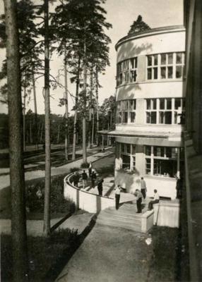 Sanatorija Tērvetē. Fotogrāfija 20. gs. 30. gados.