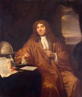 Jans Verkolje (Jan Verkolje). "Antonijs van Lēvenhuks". 1680.–1686. gads.