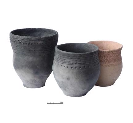 Auklas keramikas atdarinājumi pēc Aboras apmetnes materiāliem, Latvija.