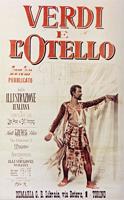 Džuzepes Verdi operas “Otello” afiša. Milāna, 1887. gads.