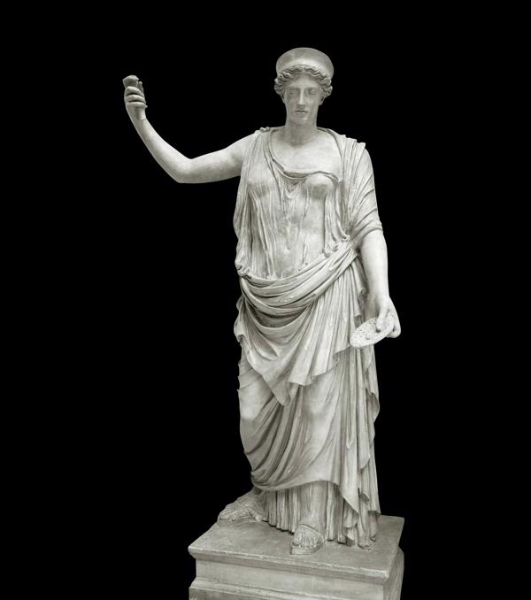 Grieķu dievietes Hēras statuja.
