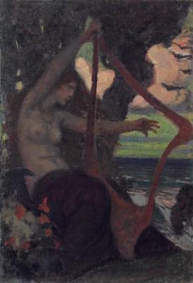 Janis Rozentāls. "Teika". Ap 1899. gadu. Audekls, eļļa. 97 x 67 cm.