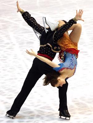 Tesa Virtjē un Skots Moirs ISU "Grand Prix" sacensībās. Sendai, Japāna, 30.11.2007.