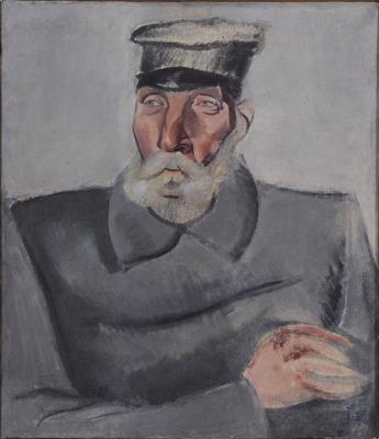 Jēkabs Kazaks. "Tēva portrets". 1917. gads. Audekls, eļļa. 67,5 x 58,5 cm.