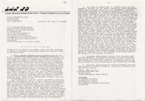Latvijas Atjaunošanas komitejas Eiropas centra apkārtraksts, 14.02.1983.