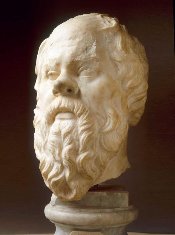 Sokrats. Romiešu kopija pēc grieķu oriģināla.