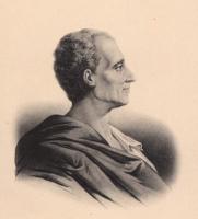 Franču filozofs un tiesību zinātnieks Monteskjē. 19. gs.