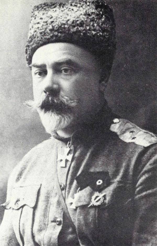 Krievijas Dienvidu bruņoto spēku virspavēlnieks Antons Deņikins. 1919. gads.