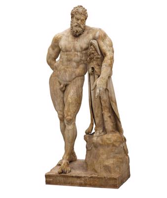 Hērakls – romiešu marmora statuja.