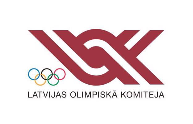 Latvijas Olimpiskās komitejas logo.